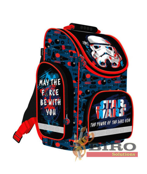 Ghiozdan scolar colectie STAR WARS 1sectie Majewski